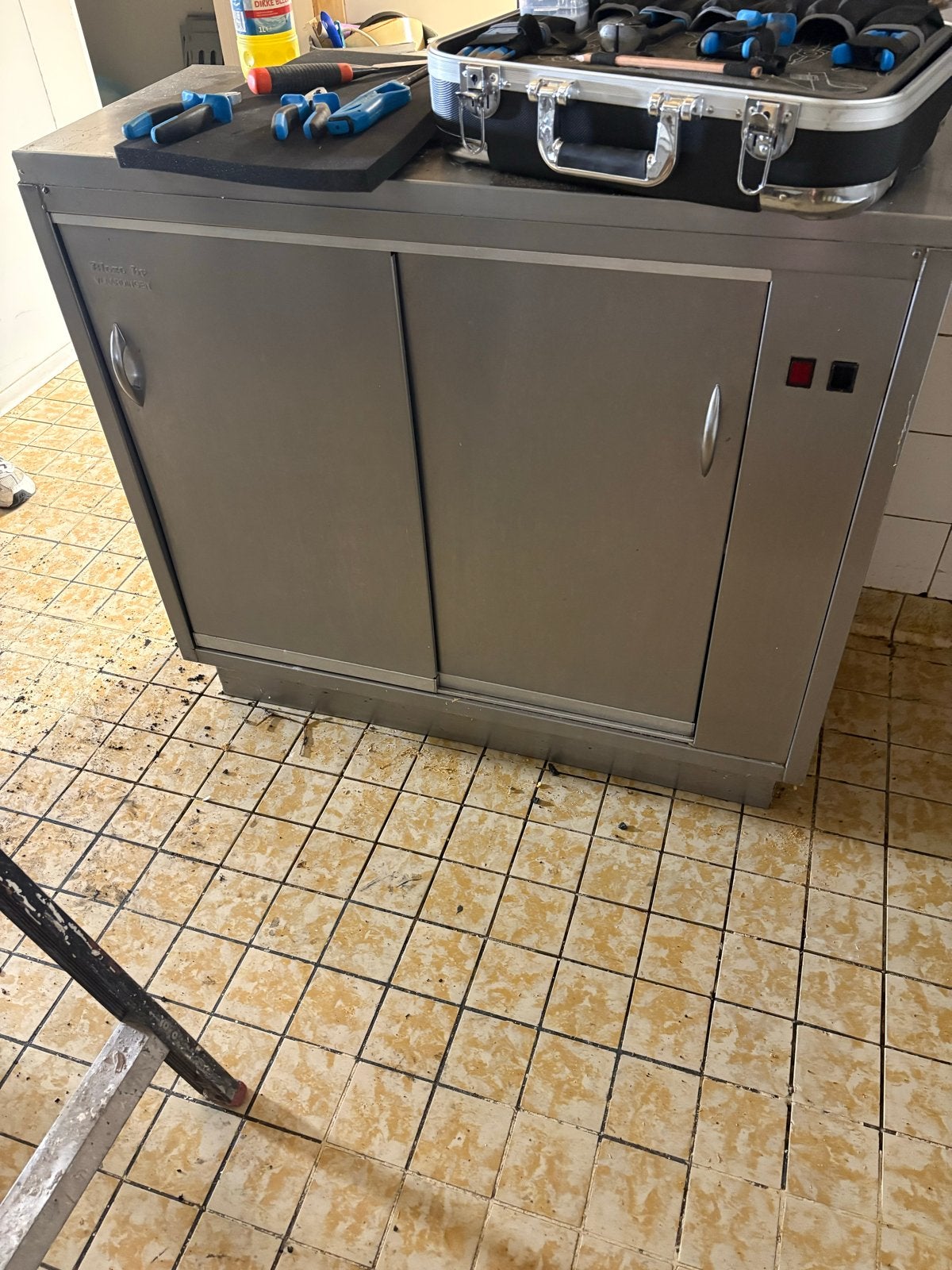 Warmhoudkast Horeca RVS - 99x90x40 cm, Ophalen, Gebruikt
