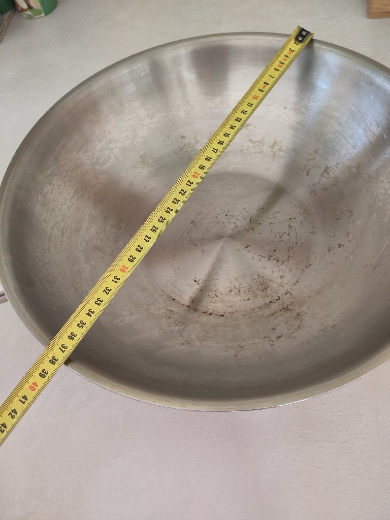 Inductie wok, Ophalen, Gebruikt, Krasbestendig, Rvs