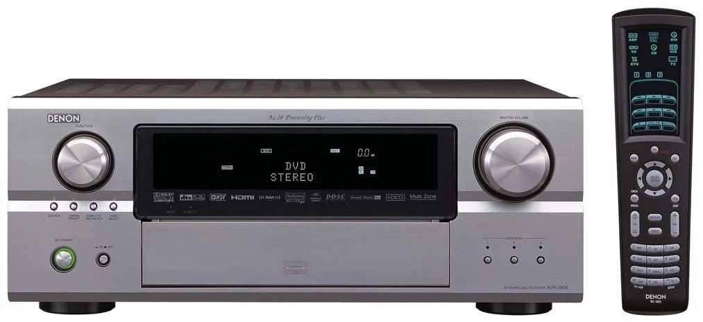 Denon AV-receiver AVR-3806 met afstandsbediening, Ophalen, Gebruikt, Denon, 60 tot 120 watt