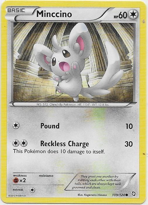 Dragons Exalted,  Minccino [common] 109/124, Verzenden, Nieuw, Losse kaart