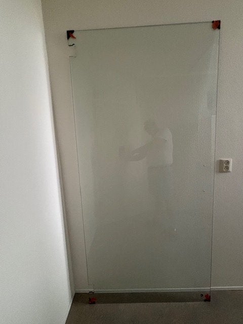 Douchedeur gehard veiligheidsglas 8mm met antikalk coating., Doe-het-zelf en Verbouw, Ophalen, Nieuw, Glas, Douche