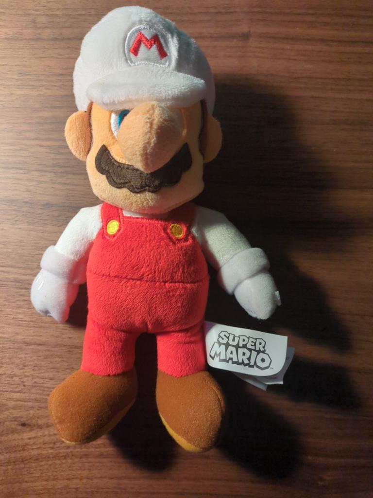 Super Mario Fire Mario Knuffel - Nintendo Pluche, Ophalen, Overige typen, Nintendo, Super Mario