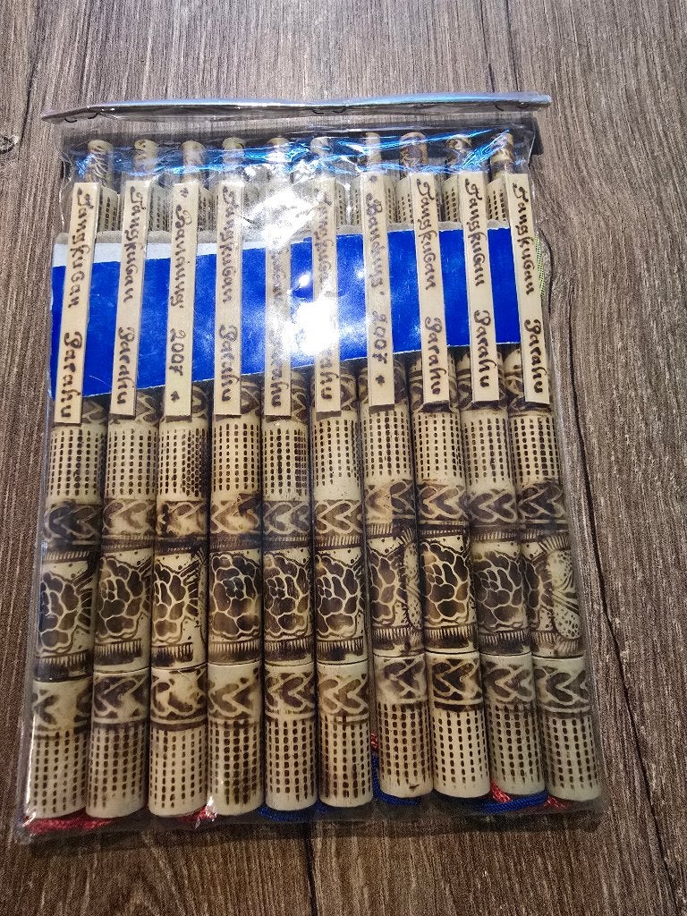 gedecoreerde bamboe pennen, Ophalen of Verzenden, Nieuw