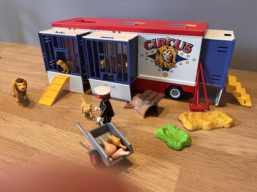 PLAYMOBIL 4232 Circus Roofdierenwagen, Kinderen en Baby's, Gebruikt, Complete set, Voertuig, Ophalen of Verzenden