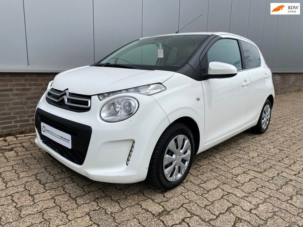 Citroen C1 1.0 VTi Feel Apple Carplay/Android Auto, Airco,, Auto diversen, Schadeauto's, Citroën, Wit, Handgeschakeld, 998 cc