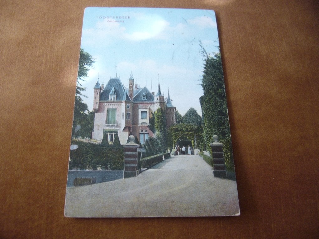 OOSTERBEEK  =  ZONNENBERG  BRIEFKAART  1911, Ophalen of Verzenden, Voor 1920, Gelopen, Gelderland