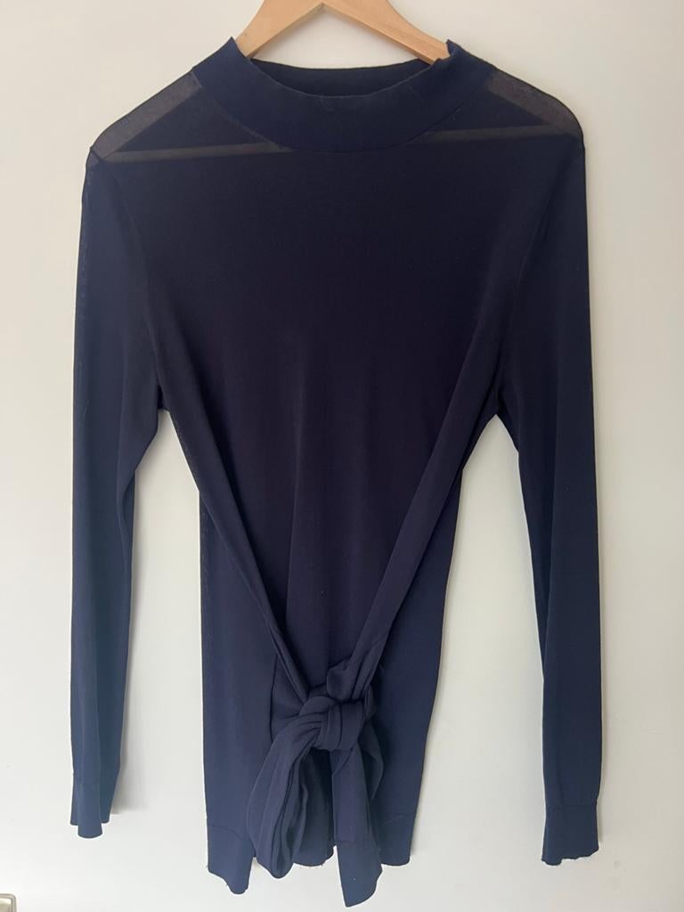 Les Coyotes de Paris - knitter sweater maat M, Maat 38/40 (M), Blauw, Ophalen of Verzenden, Lange mouw