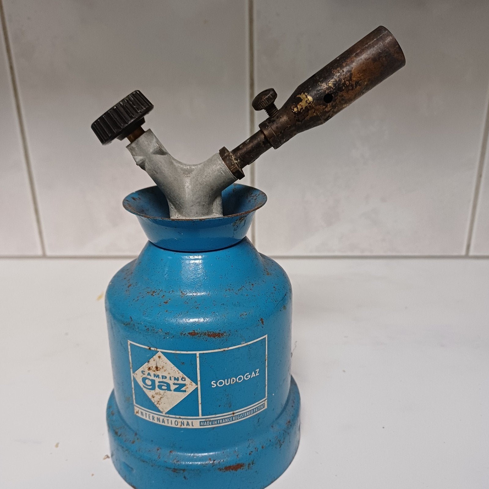 Campingaz soldeer brander werkt op wegwerp blikjes, Ophalen of Verzenden, Overige typen