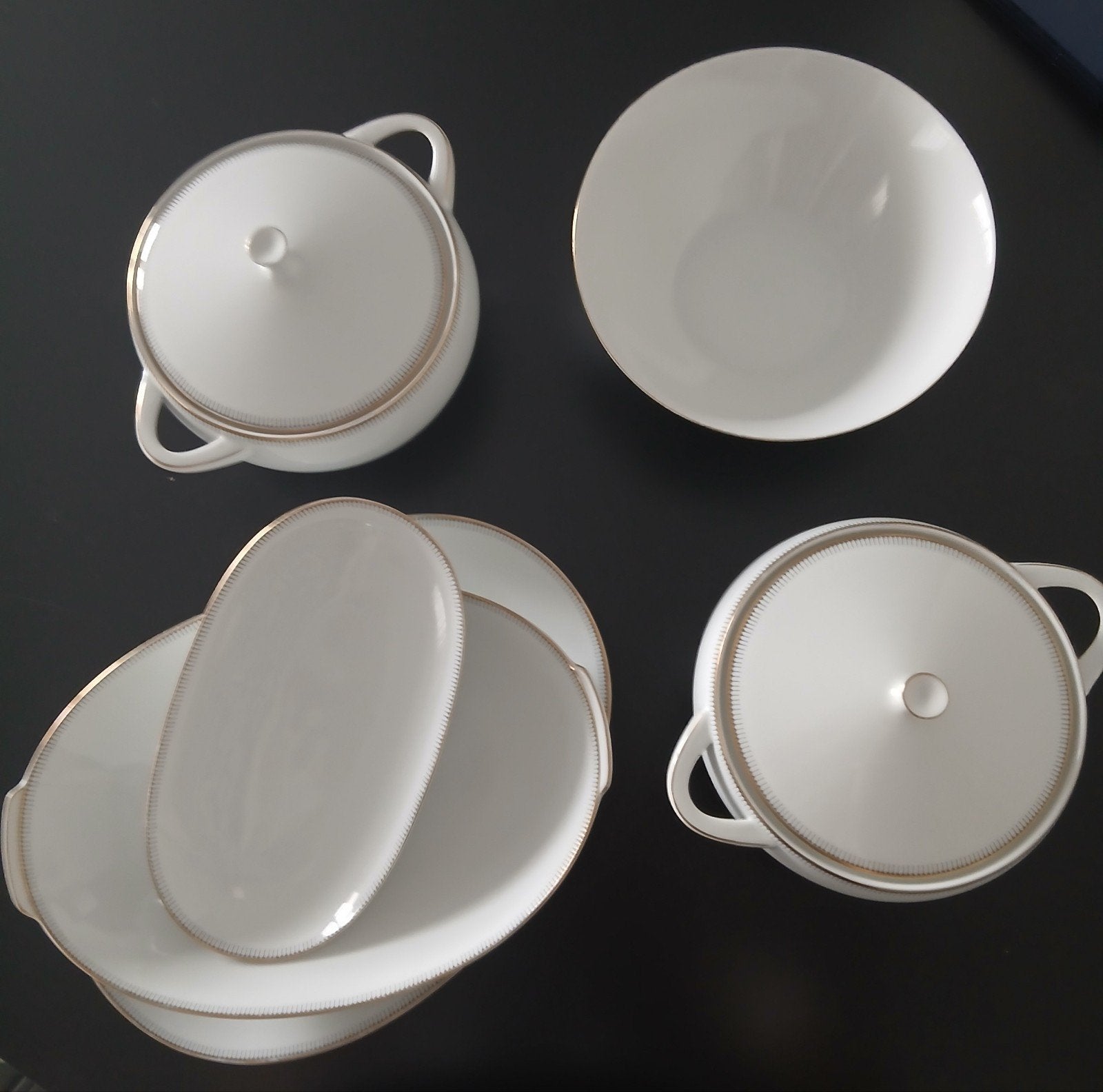 Servies uit jaren 60, Ophalen, Porselein, Overige stijlen, Schaal of Schalen