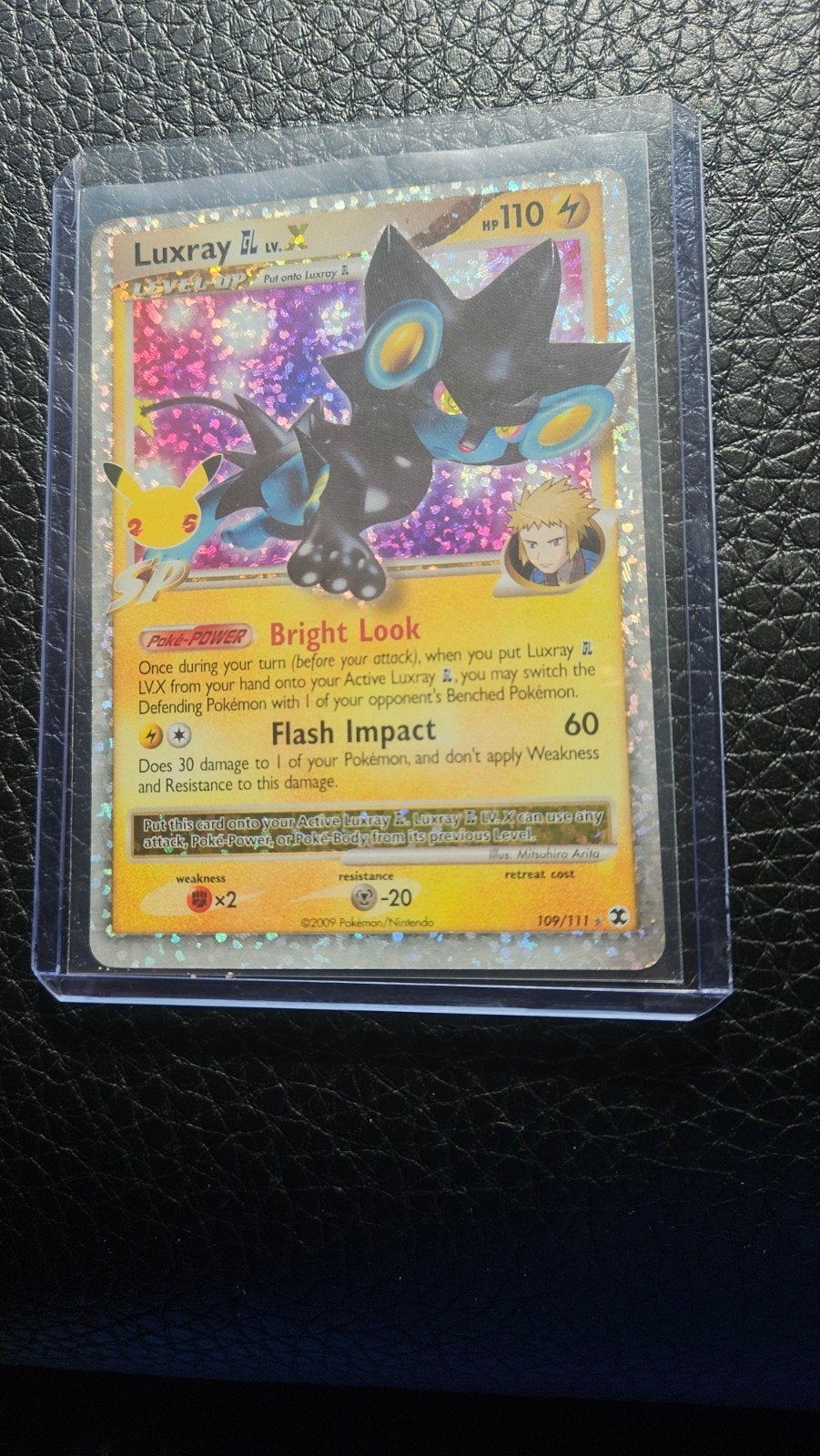 Luxray GL Lv.X Pokémon kaart - Platinum Arceus 109/111, Ophalen of Verzenden, Zo goed als nieuw, Losse kaart, Foil