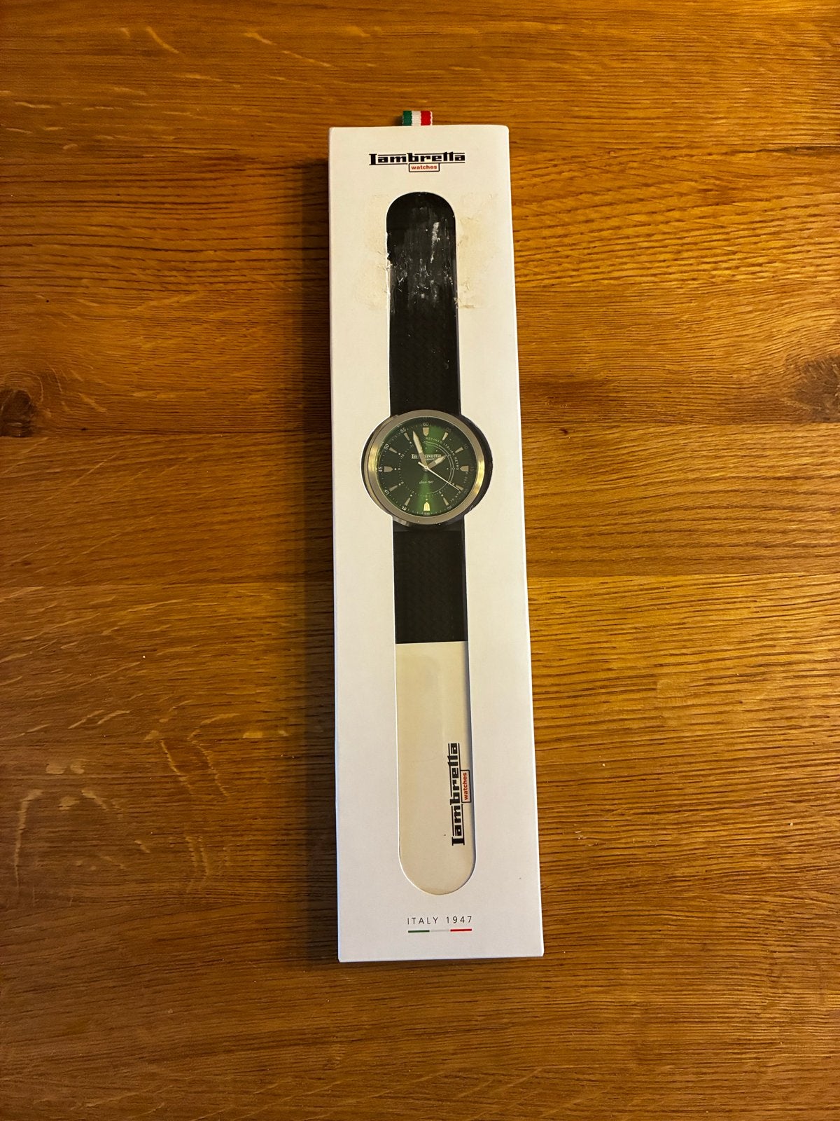 Lambretta horloge - Nieuw in verpakking, Sieraden, Tassen en Uiterlijk, Staal, Polshorloge, Nieuw, Kunststof