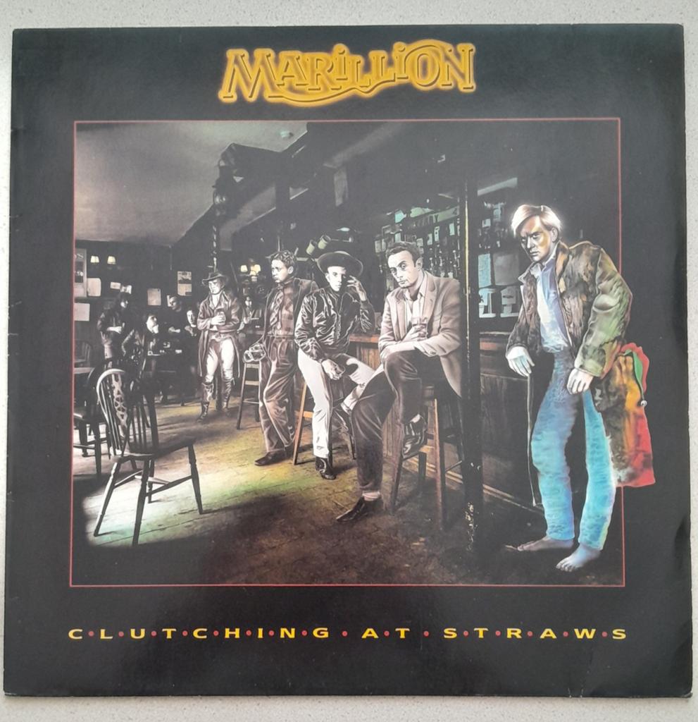 lp marillion - clutching at straws, Cd's en Dvd's, Vinyl | Rock, Ophalen of Verzenden, Gebruikt, 12 inch, Progressive