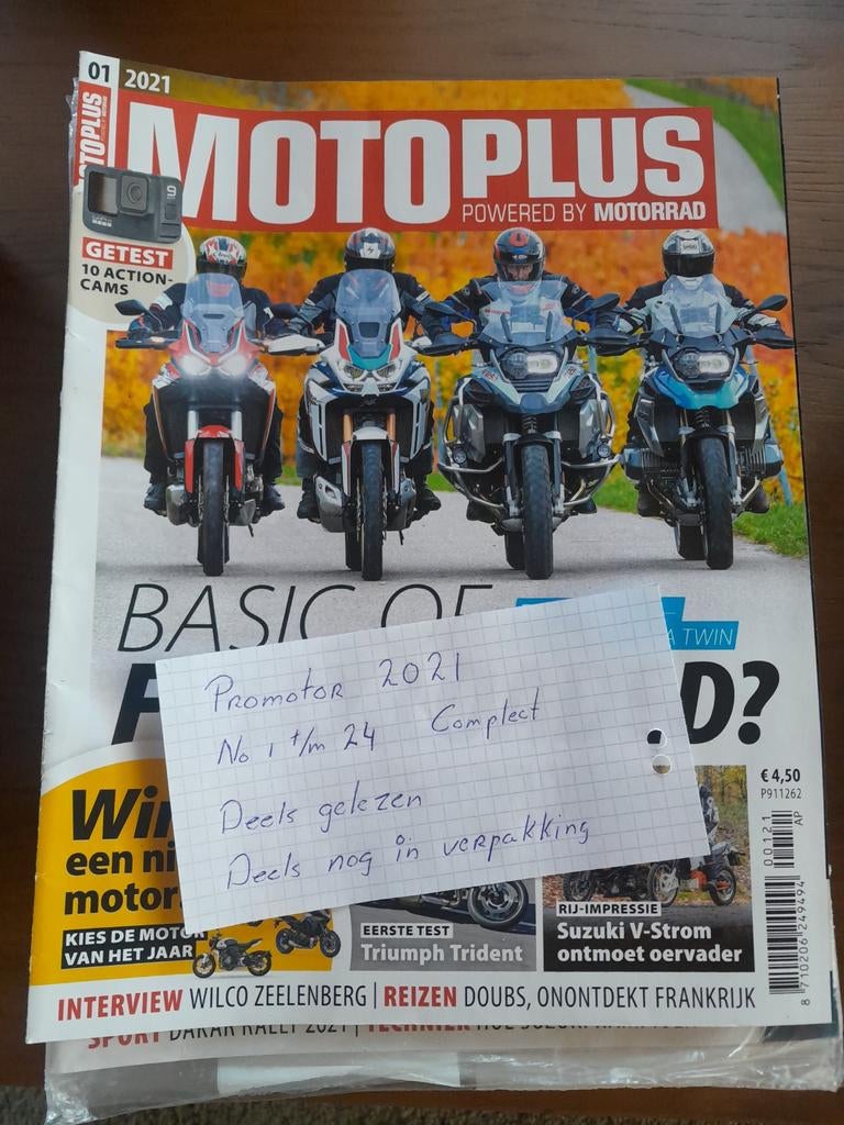 Motoplus  2021 Compleet (nr. 1 t/m 24), Boeken, Motoren, Ophalen of Verzenden, Gelezen, Algemeen