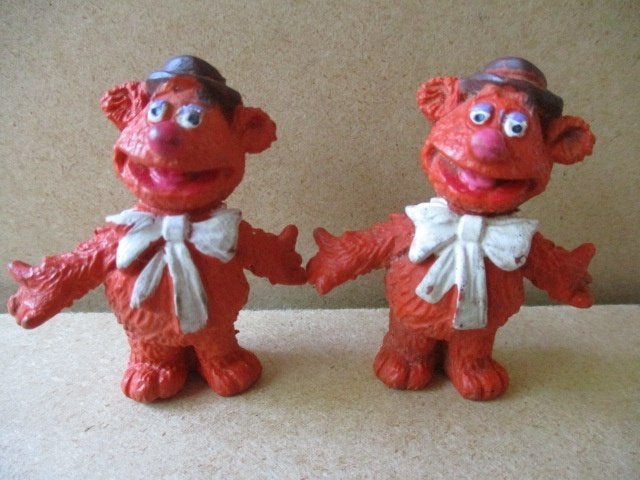 adv11185 sesamstraat / muppets poppetje 23, Ophalen, Gebruikt, Tv, Actiefiguur of Pop