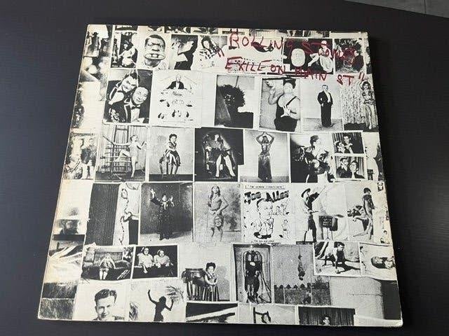 Rolling Stones - Exile on Main St. met postcards!, Cd's en Dvd's, Ophalen, Gebruikt, 12 inch, Poprock