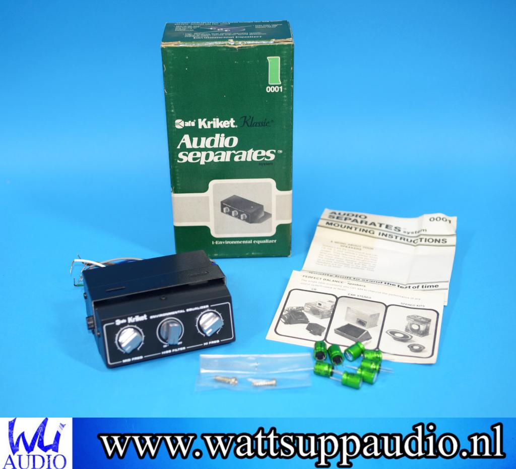 AFS / Kriket 0001 Environmental Equalizer / Vintage, Auto diversen, ., Nieuw, Ophalen of Verzenden, .