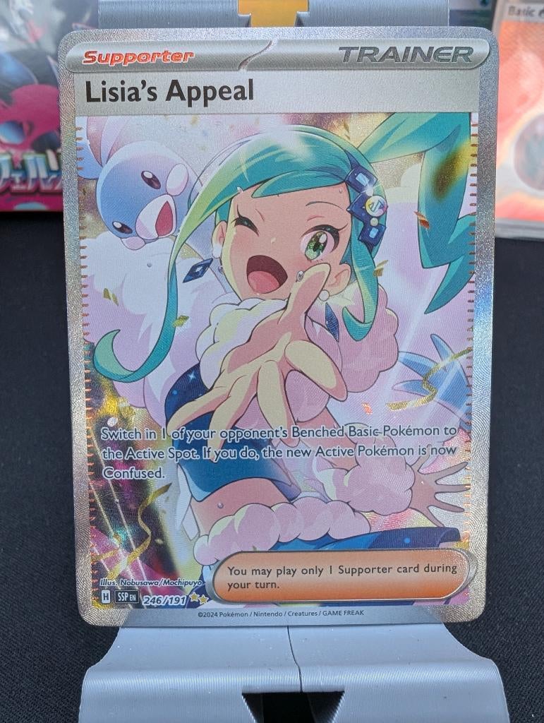 Lisia’s Appeal Full Art – Surging Sparks – 246/191, Ophalen of Verzenden, Zo goed als nieuw, Losse kaart, Foil