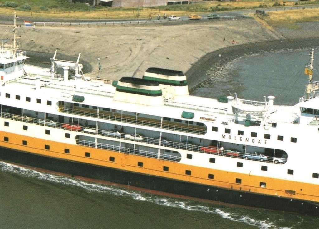 988238 Texel Veerboot Molengat Gelopen zegel Het Puttertje, Ophalen of Verzenden, 1980 tot heden, Gelopen, Waddeneilanden