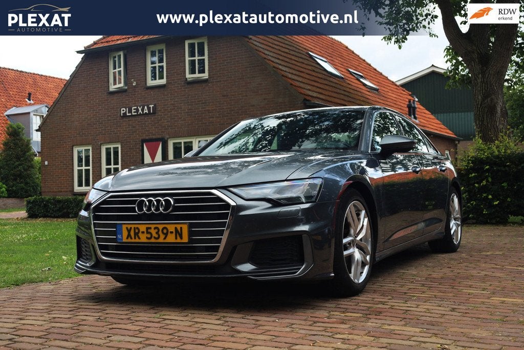 Audi A6 Limousine 45 TFSI Sport Pro Line S Aut. | 3x S-Line, Auto's, Audi, Gebruikt, 4 cilinders, Leder en Stof, Bedrijf