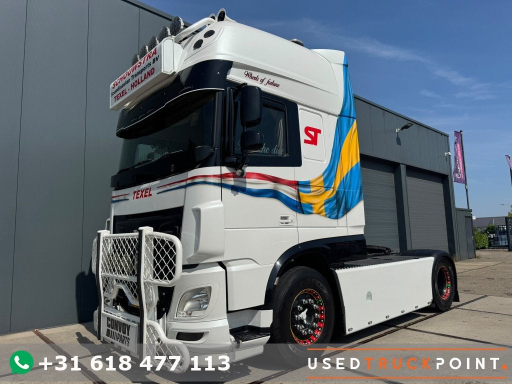 DAFXF 480 SSC / Show Truck Wheel of Fortune / Full Option /, Auto's, Vrachtwagens, Automaat, Achterwielaandrijving, Euro 6, Overige kleuren