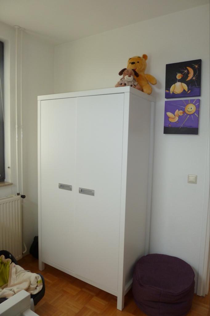 Bopita babykast - Wit, 2 planken en roede, Ophalen, Gebruikt, Kast, 50 tot 70 cm