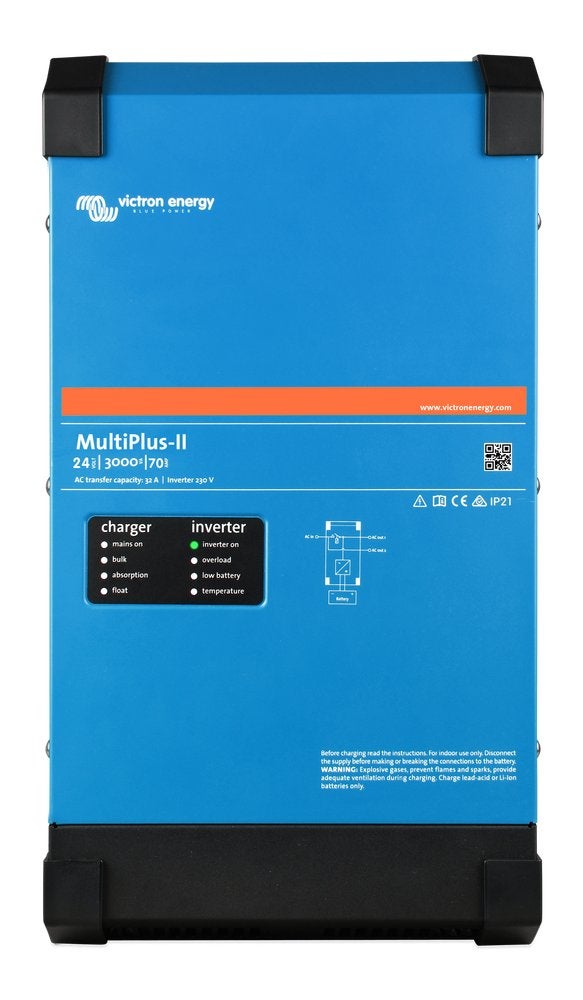 Victron MultiPlus-II 24/3000/70-32 230V, Victron Energy B.V., Ophalen of Verzenden, Postbus 50016, 1305 AA, Almere, Sales@victronenergy.com