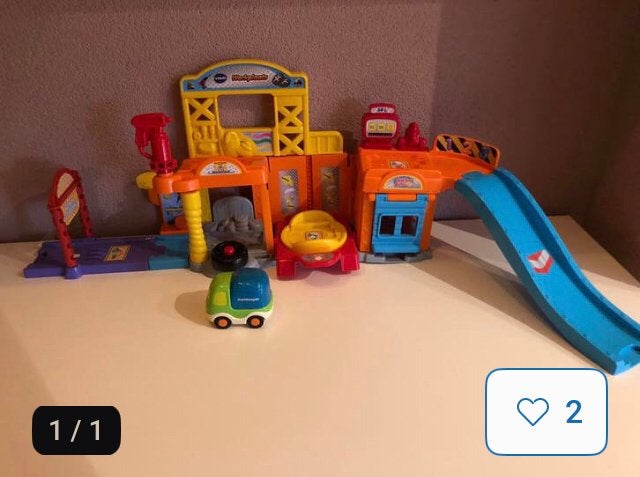 V tech garage, Kinderen en Baby's, Speelgoed | Vtech, Ophalen, Zo goed als nieuw