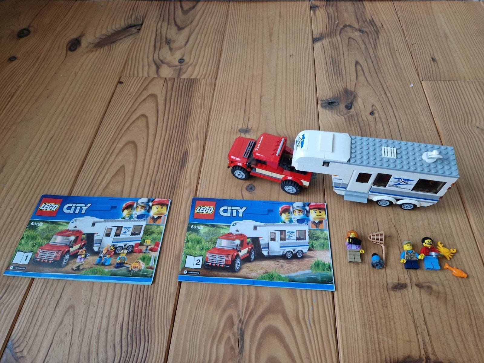 Lego City 60182 Camper met Pick-up Truck, Ophalen of Verzenden, Gebruikt