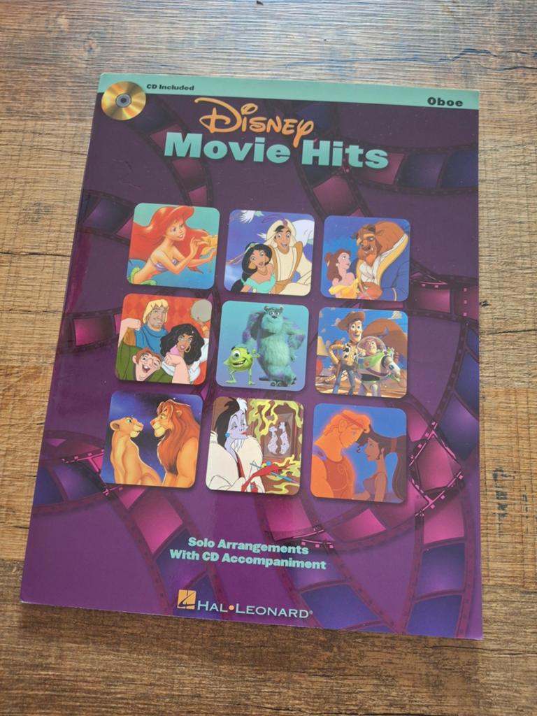 Muziekboek: Disney Movie Hits voor hobo met cd, Overige genres, Les of Cursus, Hobo, Ophalen of Verzenden