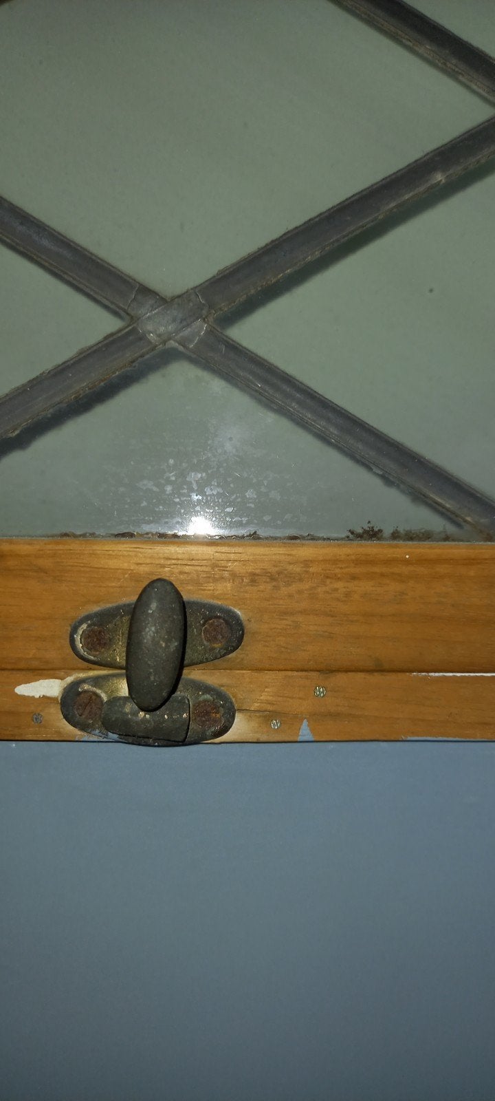 Uniek Oud Glas-in-lood Raampje, Doe-het-zelf en Verbouw, Glas en Ramen, Ophalen, Gebruikt, Minder dan 80 cm, Overige typen