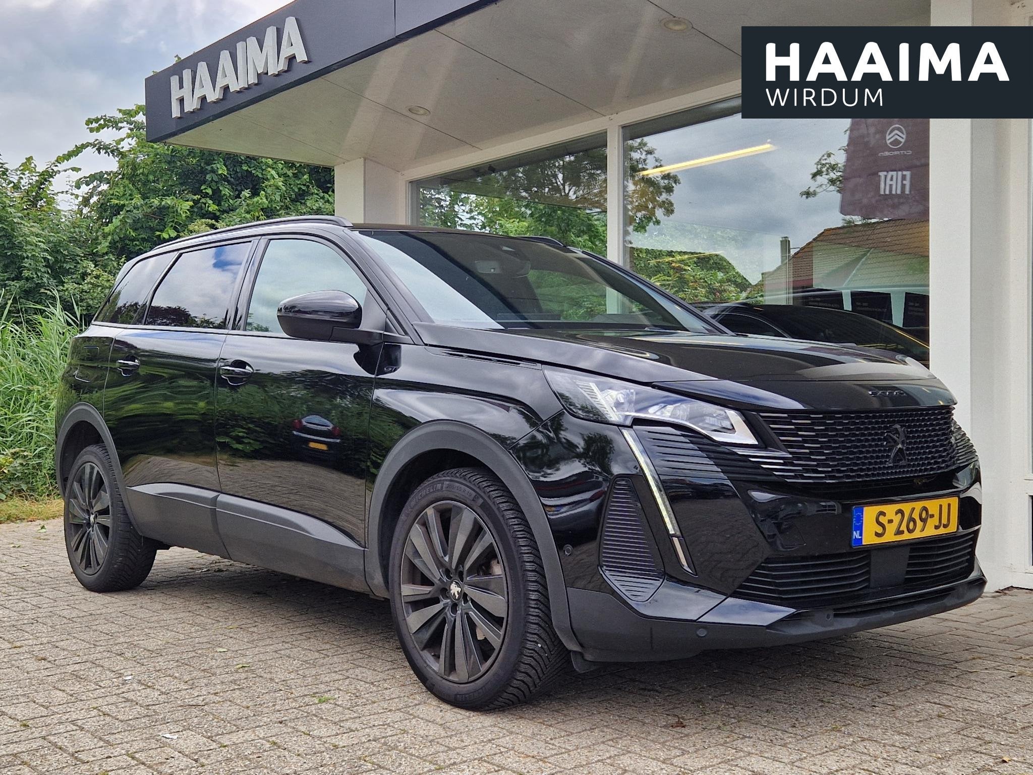 Peugeot 5008 1.2T 130pk Automaat GT | Black Pack | Elektr. a, Auto's, Gebruikt, Euro 6, 1199 cc, Zwart