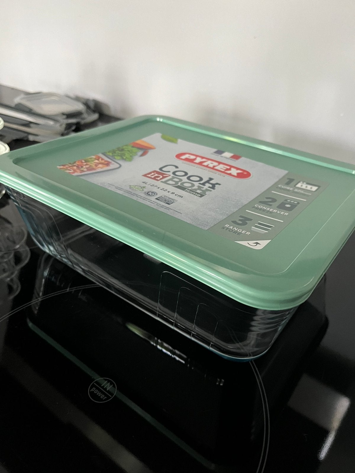 Pyrex Cook & In Box Glazen Ovenschaal met Deksel 4L, Huis en Inrichting, Keuken | Keukenbenodigdheden, Ophalen, Nieuw, Meerkleurig