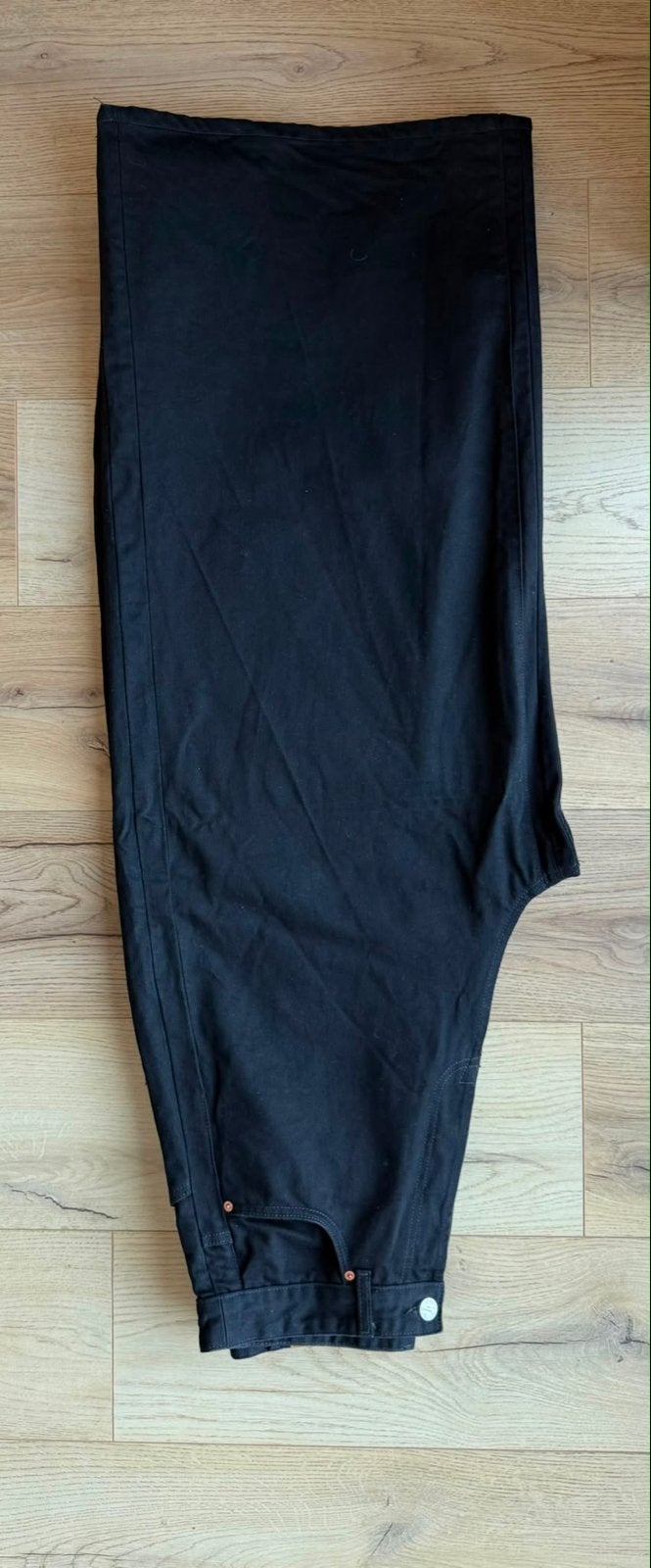 Vetements Big Shape Jeans 'Black' - Extra breed, W30, Ophalen of Verzenden, Gedragen, Zwart, W30 - W32 (confectie 38/40)