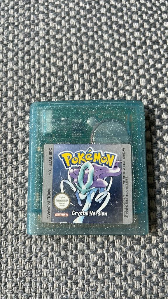 Pokemon crystal, Spelcomputers en Games, Games | Nintendo Game Boy, Avontuur en Actie, 1 speler, Ophalen of Verzenden, Zo goed als nieuw