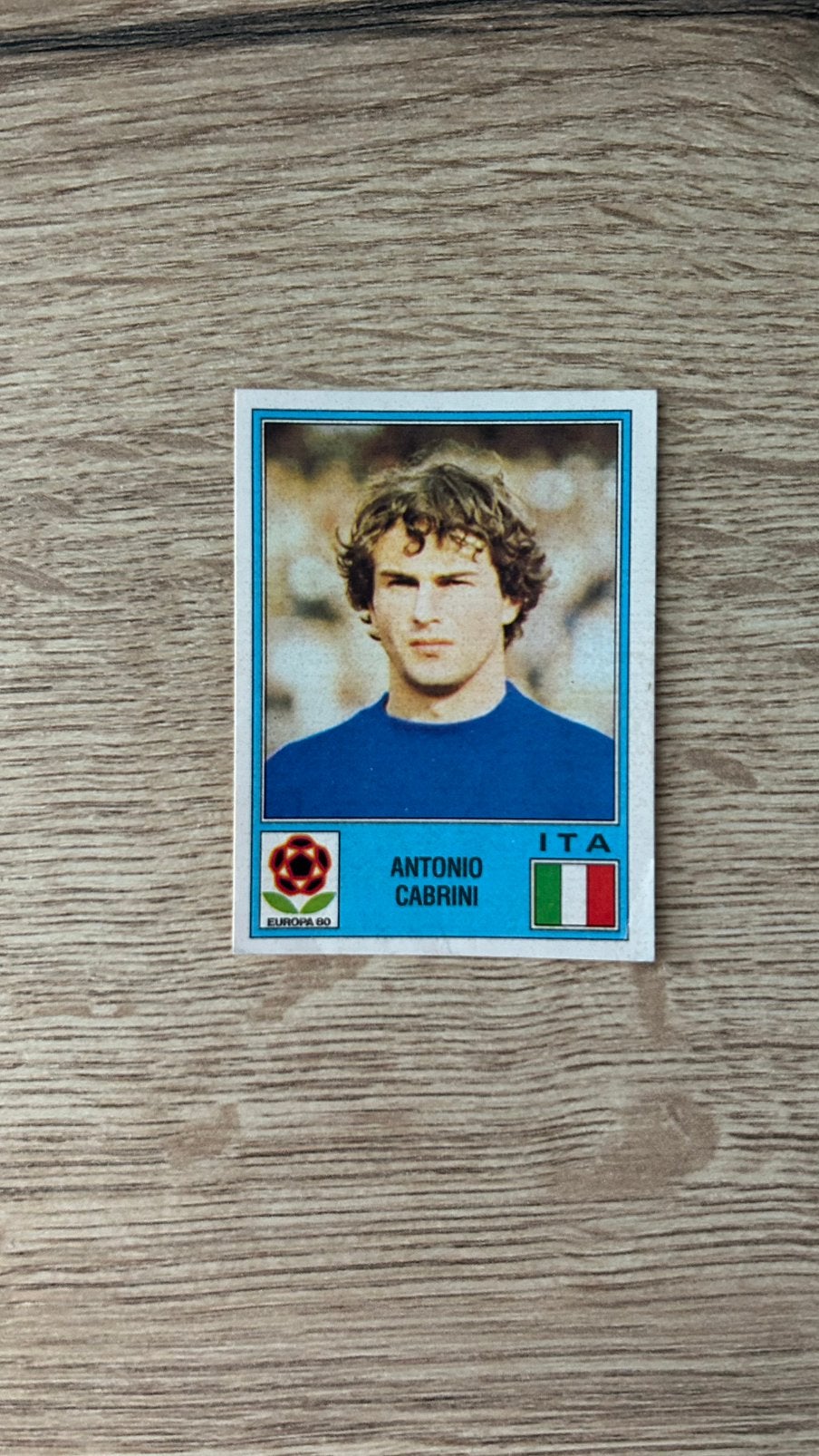 Panini Europa 80 plaatje Antonio Cabrini EK 80, Verzenden, Zo goed als nieuw, Plaatje