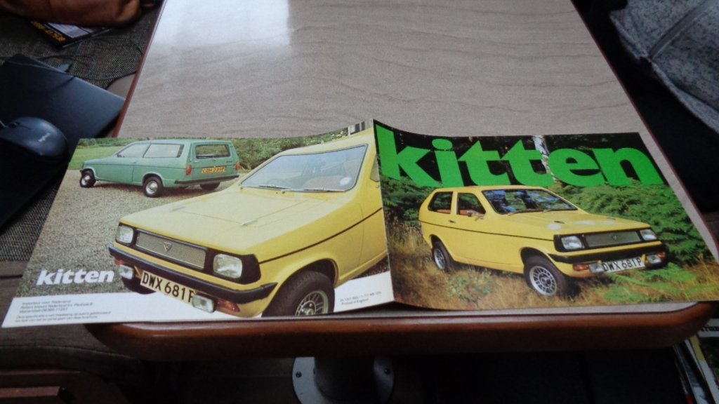 Folder  RELIANT  KITTEN  ,   1-1977, Verzenden, Zo goed als nieuw, Overige merken