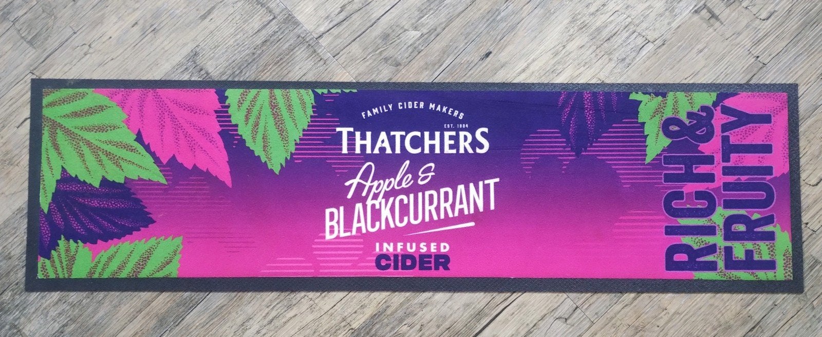 Thatchers Cider bier barmat, Ophalen of Verzenden, Nieuw, Reclamebord, Plaat of Schild, Overige merken