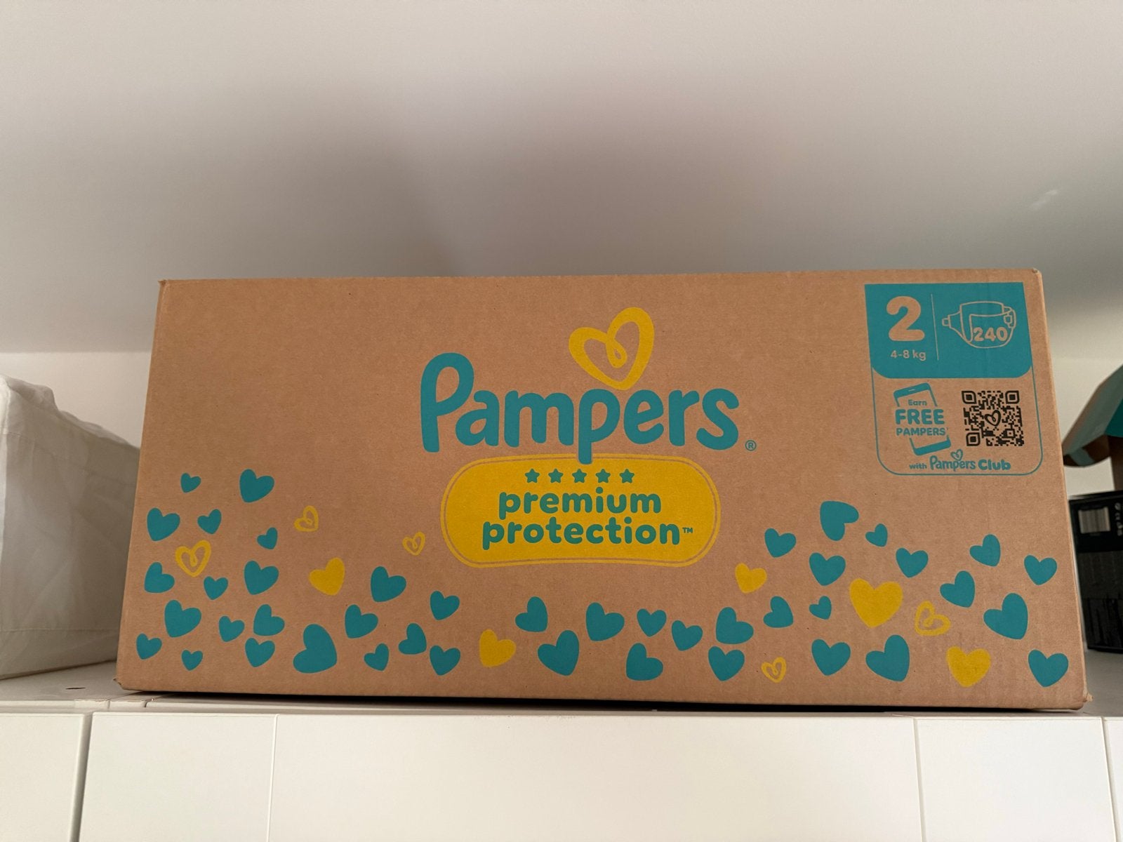 Pampers Premium Protection Luiers Maat 2 (240 stuks), Ophalen, Nieuw