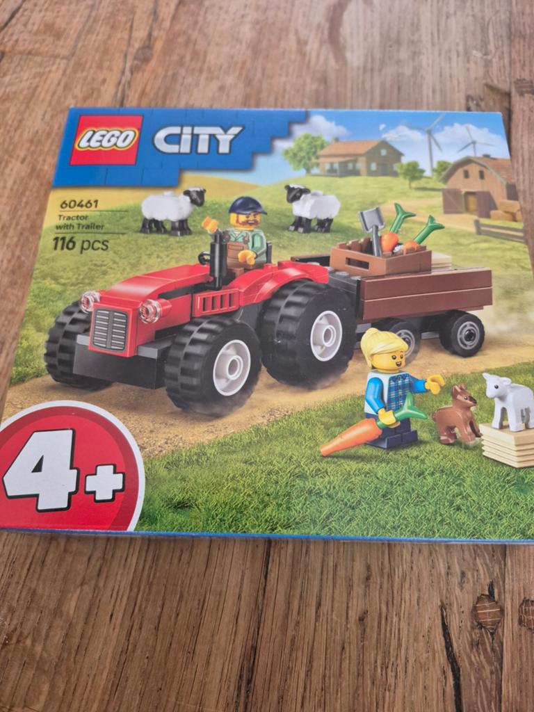 Lego 60461 city tractor with trailer nieuw in doos, City, Lego, Nieuw, Ophalen of Verzenden