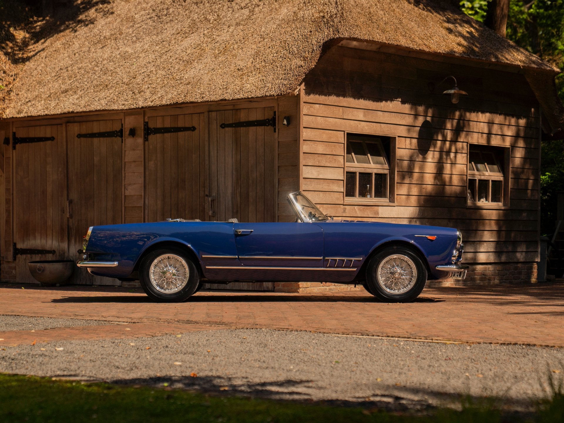 Alfa Romeo 2000 Spider (bj 1959), Auto's, Oldtimers, Cabriolet, Blauw, Bedrijf, Handgeschakeld