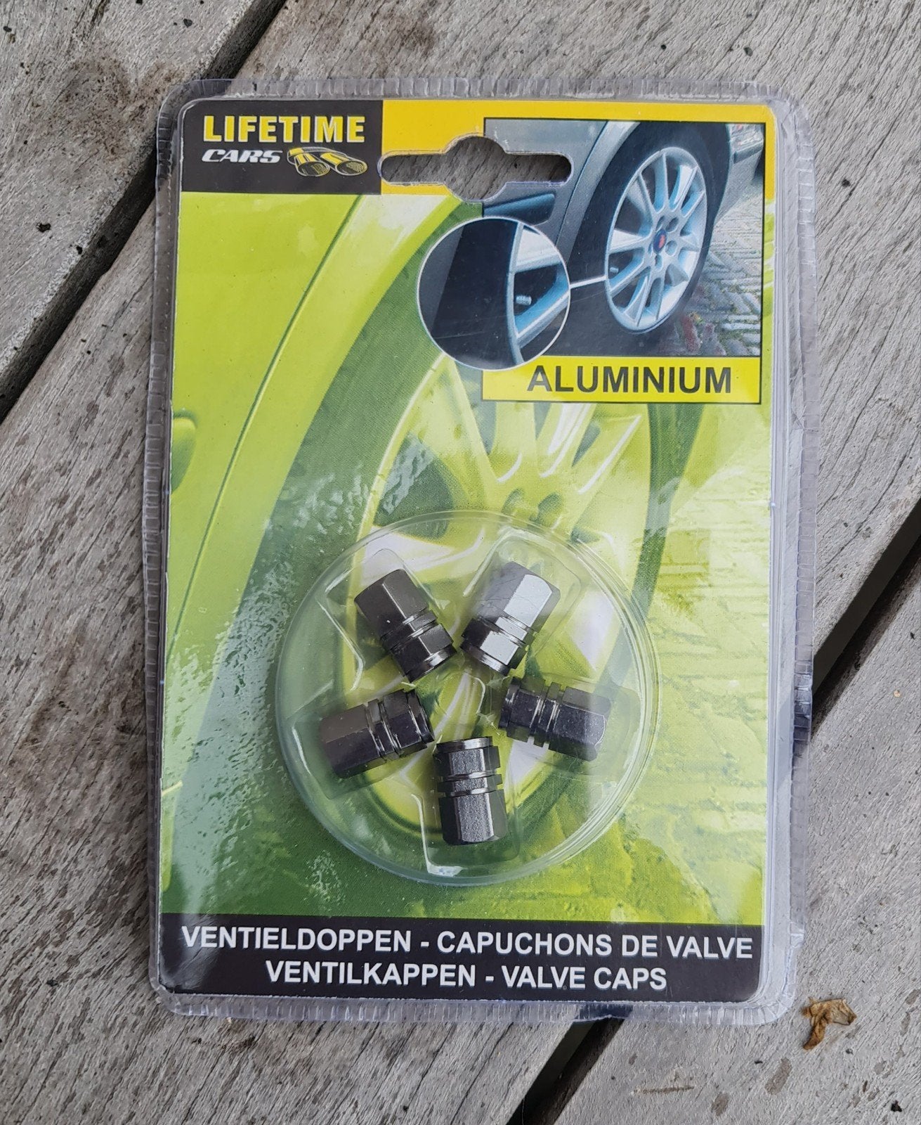 Lifetime Cars aluminium ventieldoppen, Ophalen of Verzenden, Nieuw