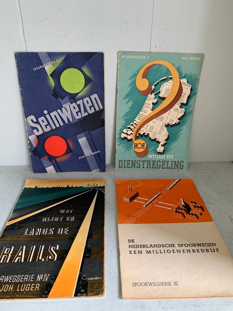 Spoorwegserie Boeken - Deel I, II, III, IV, Verzamelen, Ophalen of Verzenden, Gebruikt, Trein, Boek of Tijdschrift