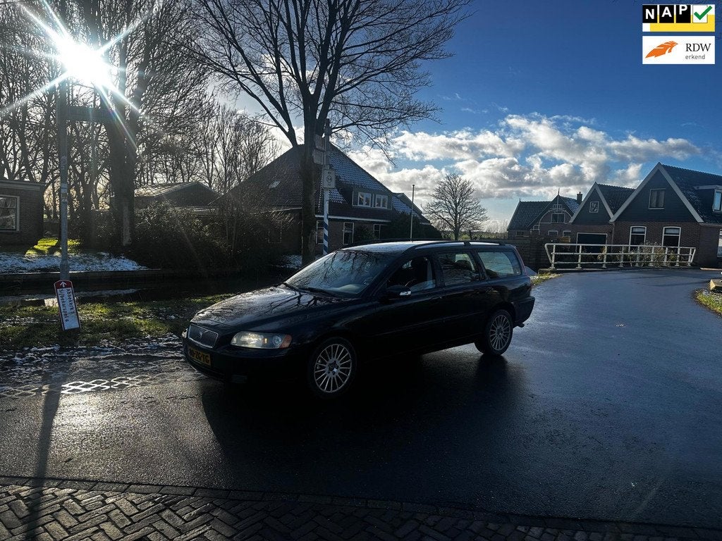 Volvo V70 2.4D Clima.Clima.Navi.Leder, Auto's, Volvo, Bedrijf, Te koop, V70, ABS, Airbags, Airconditioning, Boordcomputer, Centrale vergrendeling