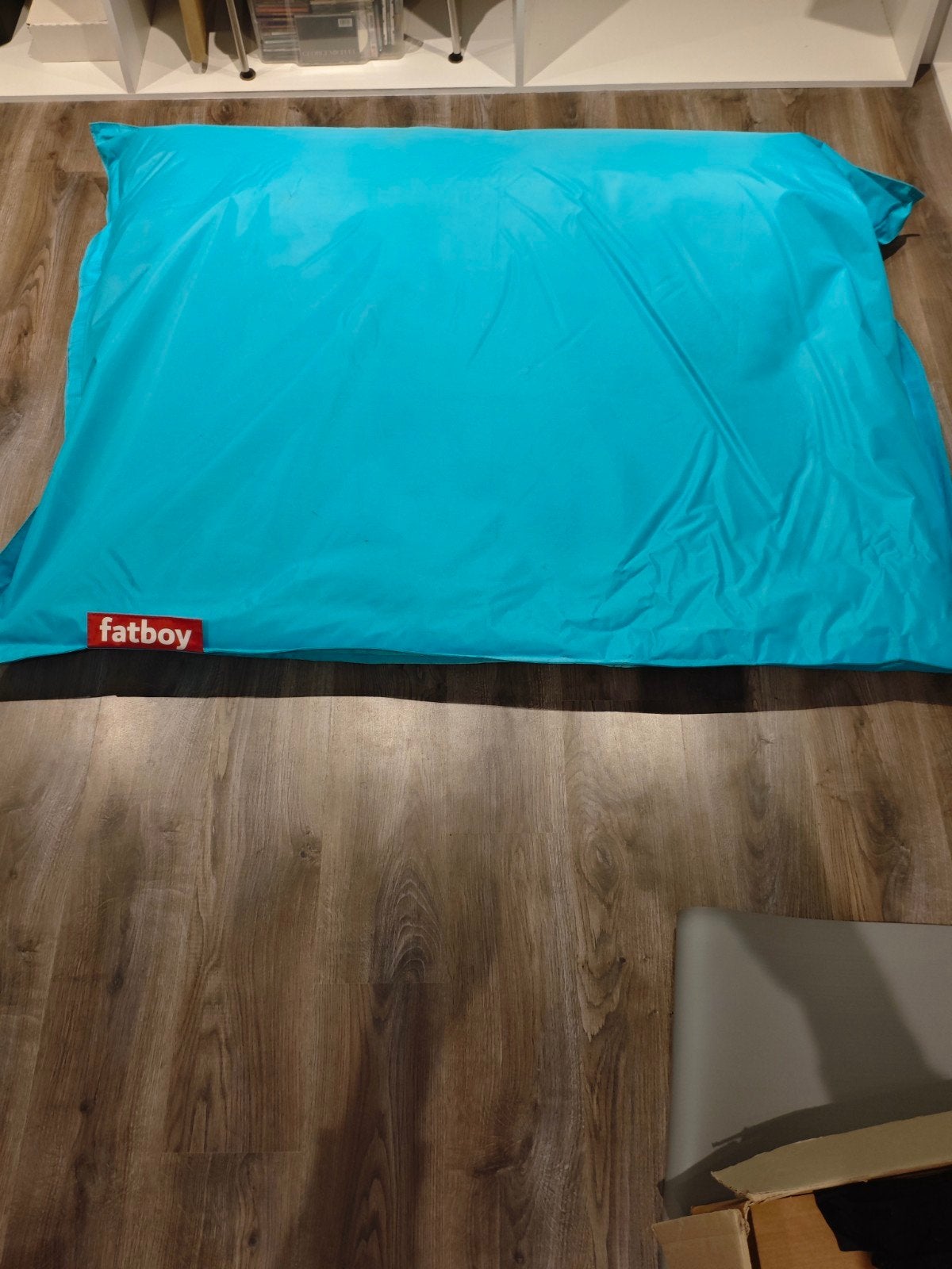 Fatboy zitzak turquoise - 180 x 140cm, Ophalen, Gebruikt, Blauw