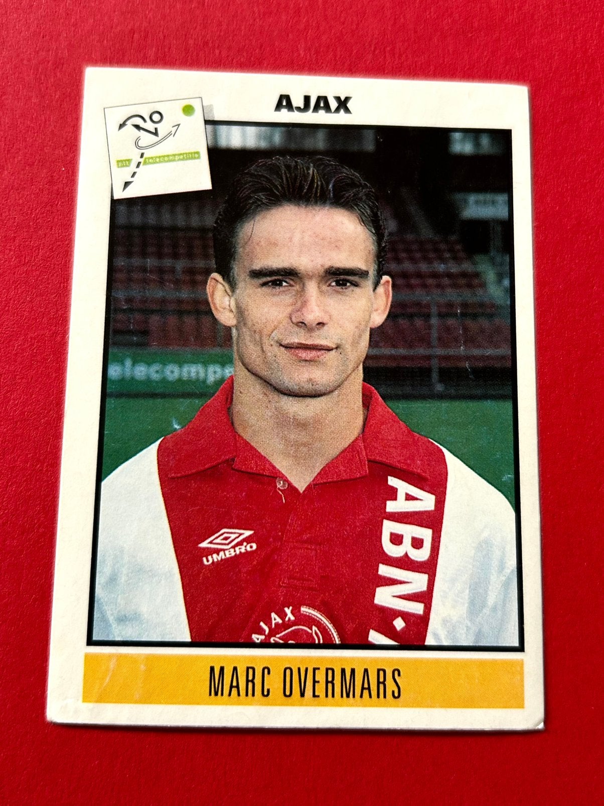 Panini Voetbal 94 Marc Overmars AJAX # 45 sticker, Verzenden, Gebruikt, Sticker