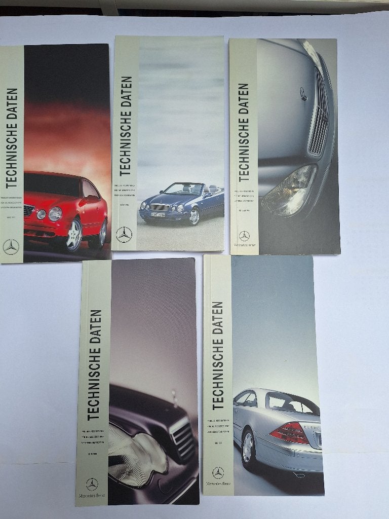Mercedes Benz Technische Daten Produkt Information, Ophalen of Verzenden, Gelezen, Mercedes