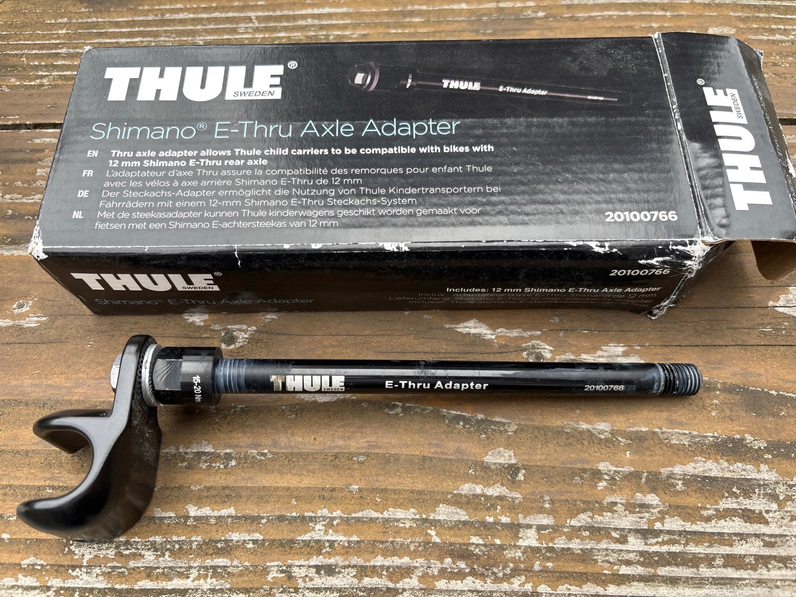 Thule Shimano E-Thru Axle Adapter 12mm, Ophalen of Verzenden, Zo goed als nieuw