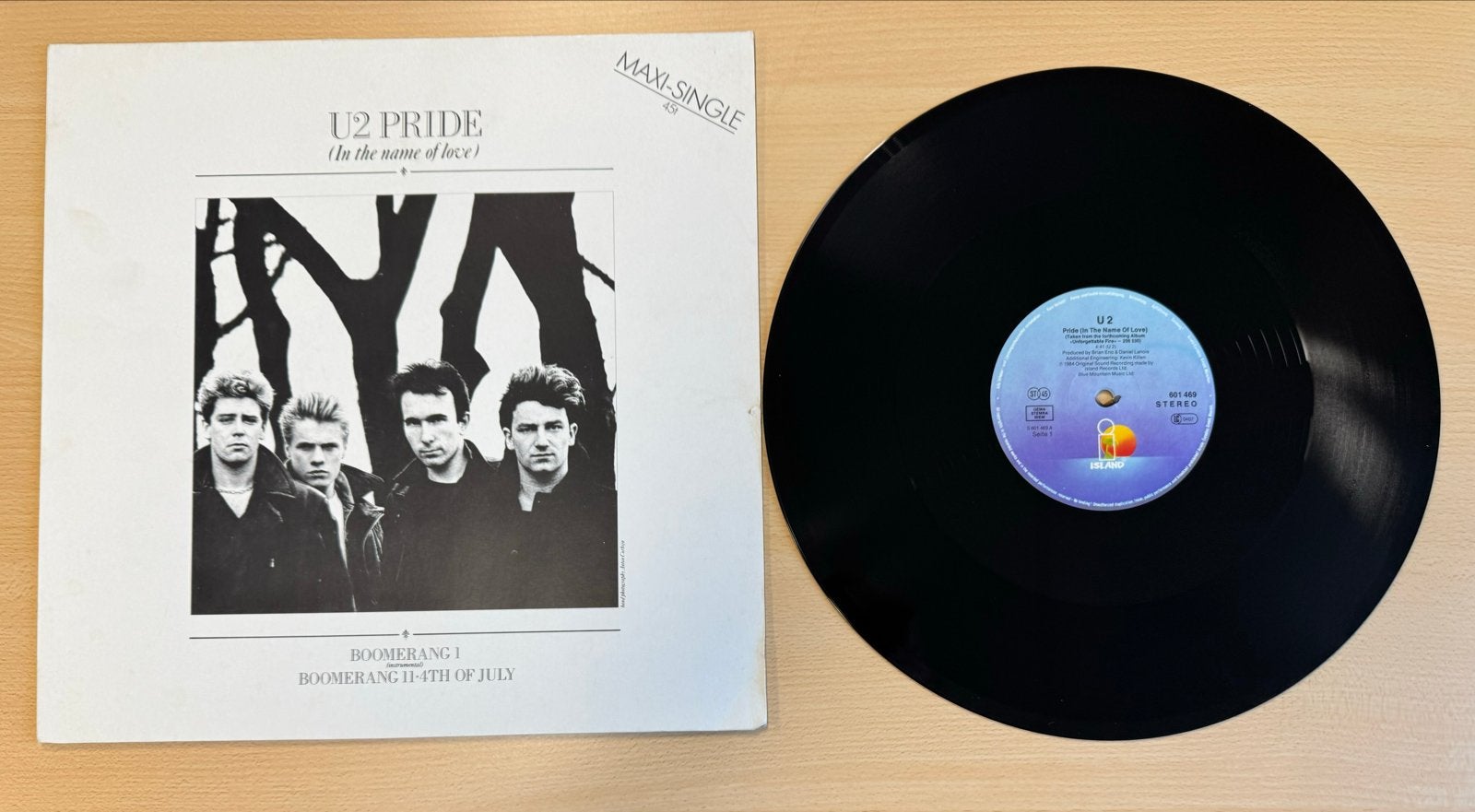 U2 - Pride (In the Name of Love) 12” - Europe 1984, Rock, Verzenden, Zo goed als nieuw, EP