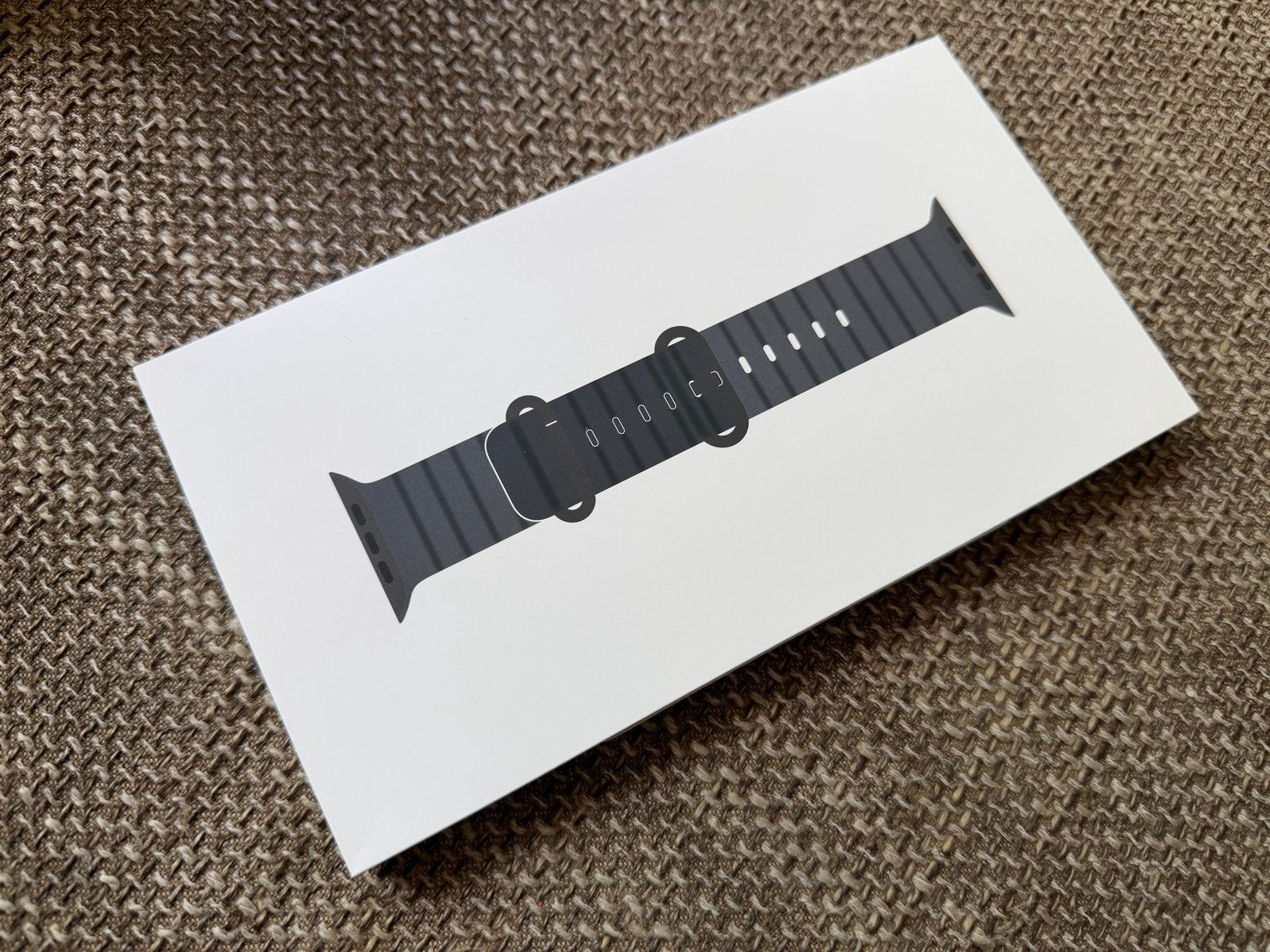 Apple Watch Ultra Ocean Bandje - Doorschijnend Zwart (49mm), Ophalen of Verzenden, Nieuw, Zwart, IOS