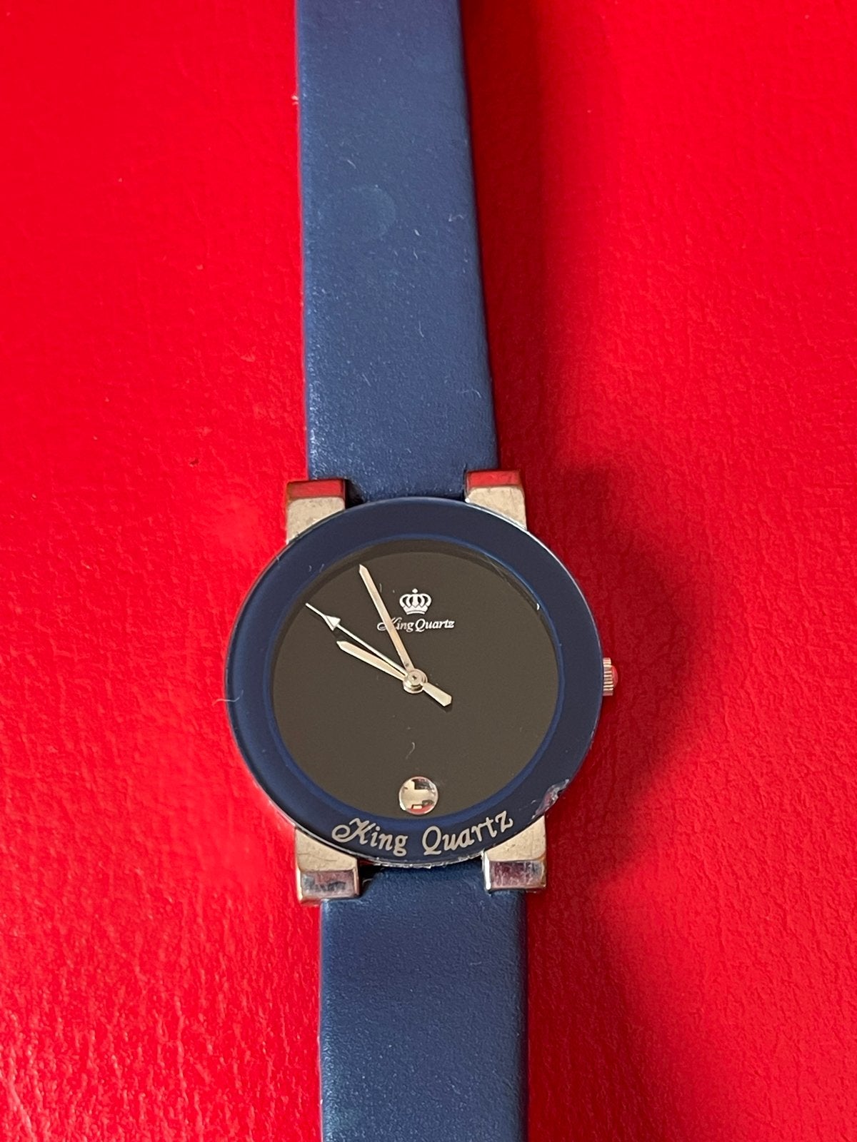 King Quartz Polshorloge - Blauw bandje, Staal, Polshorloge, Ophalen, Overige merken